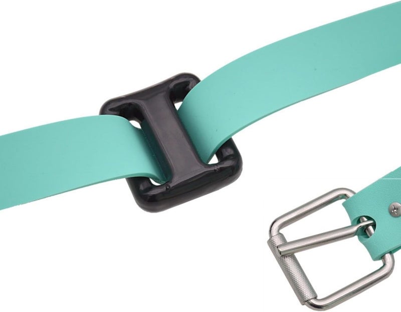 DIVJINGHAO Diving Weight Belt with Quick Release Stainless Steel Buckle Rubber Weight Belts for Free Diving, Spear Fishing Diving Belt 53 inches(1.35m) - Image 4